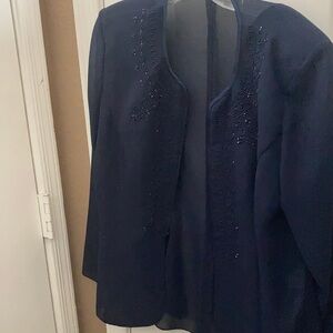 FINAL MARKDOWN R & m Richards sheer jacket 14